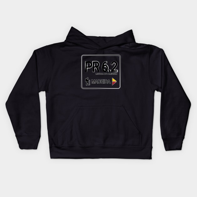 Madeira Island PR6.2 LEVADA DO ALECRIM logo Kids Hoodie by Donaby